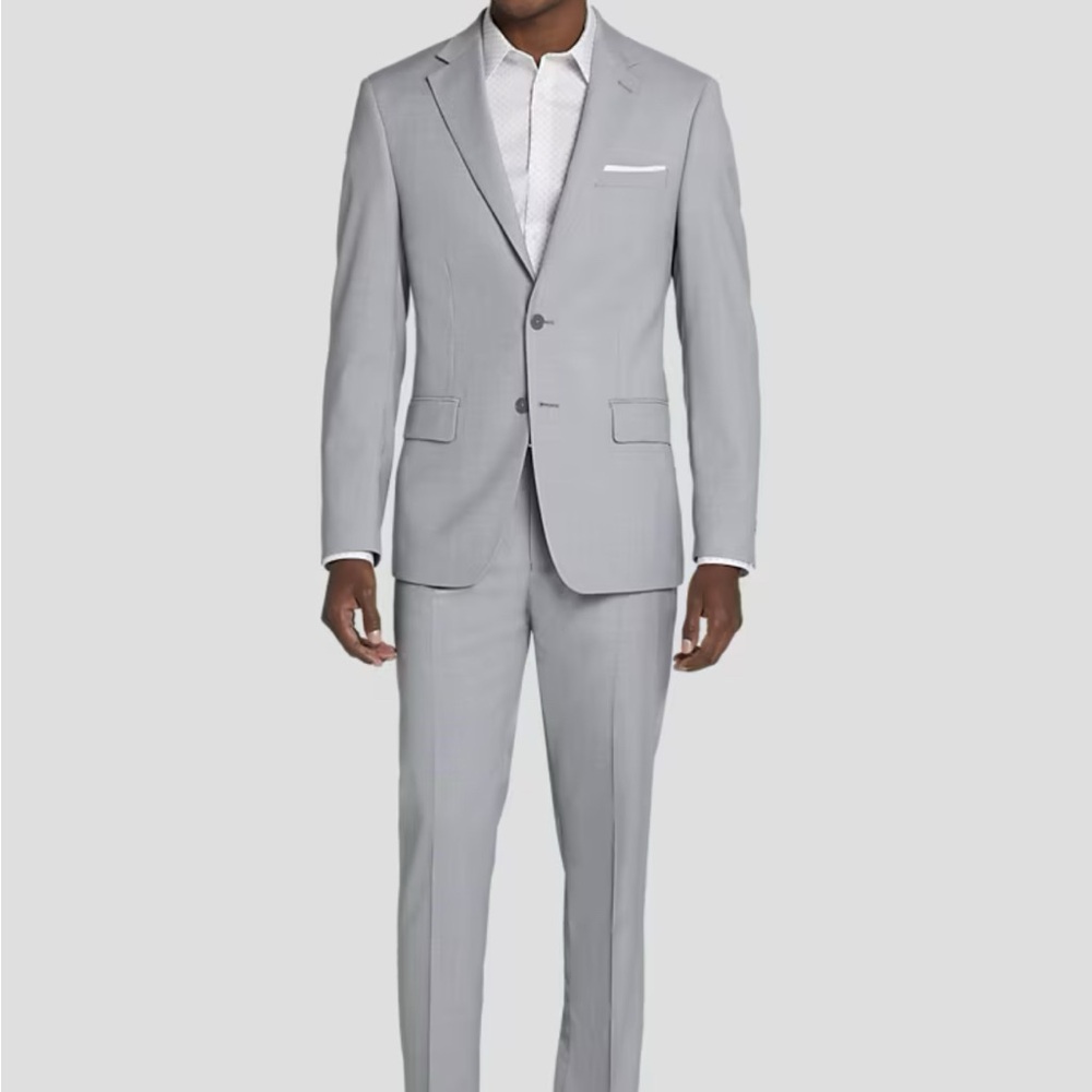 Calvin Klein Slim Fit Wool Blend Suit